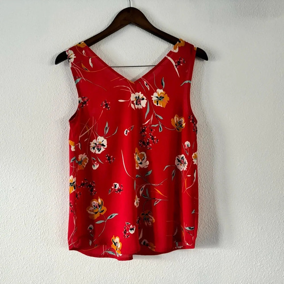 Maurice’s ‘Retro Floral V-Neck Tank Pattern Top Blouse Sleeveless Size Small - Picture 8 of 8